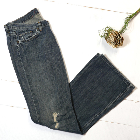 Express X2 | flare leg jeans | 6 reg/31 - Picture 2 of 8